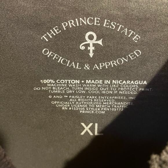 Prince Purple Rain Graphic Tee Gray XL - Picture 3 of 4